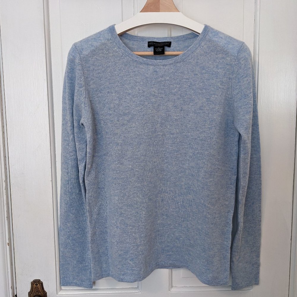 Light Blue Preswick and Moore Cashmere Sweater